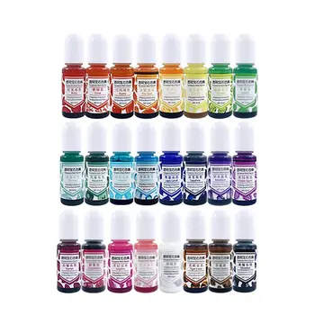 

Hot 2020 24 Colours Liquid Resin Translucent Pigment UV Epoxy Resin DIY Making