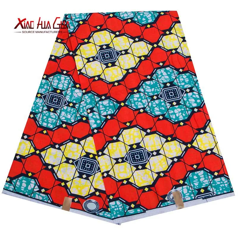

2020 Fabric African polyester printed floret coat African floor coat wax high quality 6 yards /lot African fabric garment FP6405