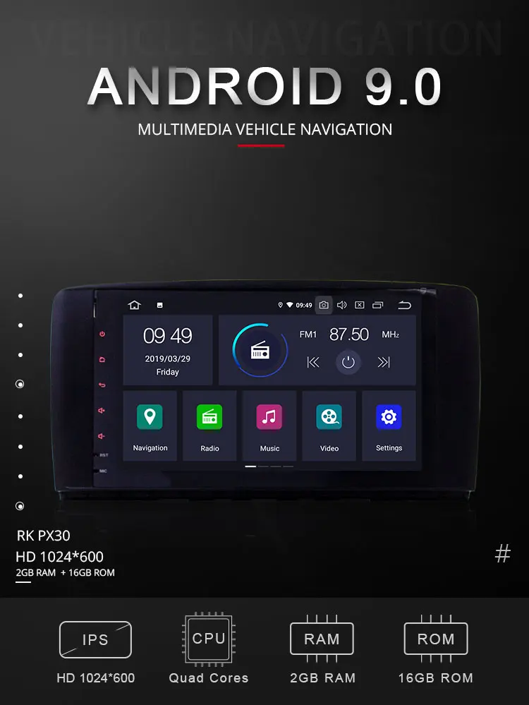 Clearance TOPBSNA Android 9.0 Car DVD Player For Mercedes Benz R Class W251 R280 R300 R320 R350 GPS Navi 2 Din Car Radio Stereo DSP Wifi 1 Clearance TOPBSNA Android 9.0 Car DVD Player For Mercedes Benz R Class W251 R280 R300 R320 R350 GPS Navi 2 Din Car Radio Stereo DSP Wifi 1
