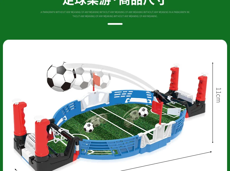 Desktop Football you xi tai Children Athletic Football Toy Double Battle Educational Board Game