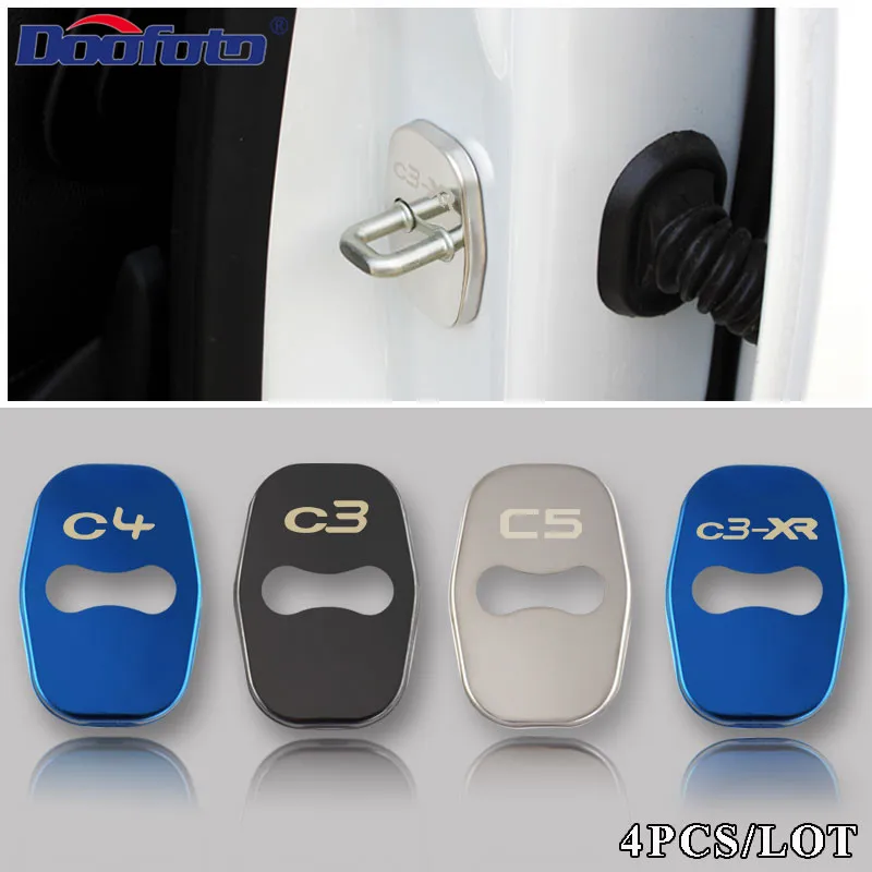 4 шт. крышка дверного замка автомобиля Amblems для Citroen C3 XR C5 C6 C8 C4L DS3 DS4 DS5 DS5LS DS6