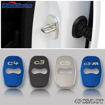 

Doofoto 4x Car Door Lock Cover For Citroen C3 XR C4 C5XR Aircross Berlingo Arand Picasso Accessories Styling Protective Cover