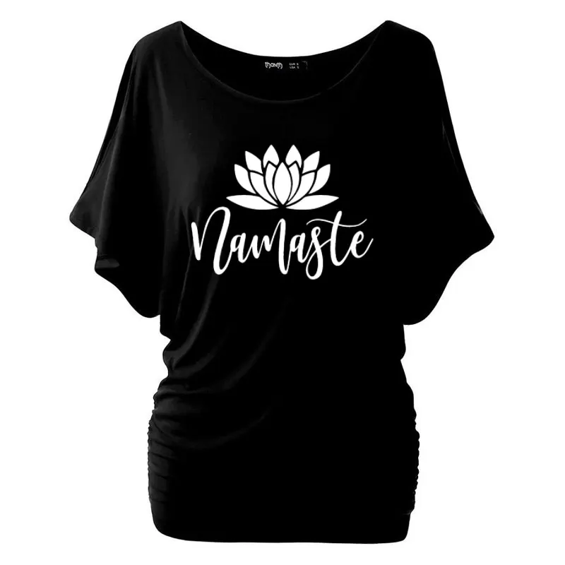 2019 модные Намасте из рубашки с цветочным принтом в стиле Харадзюку веганских