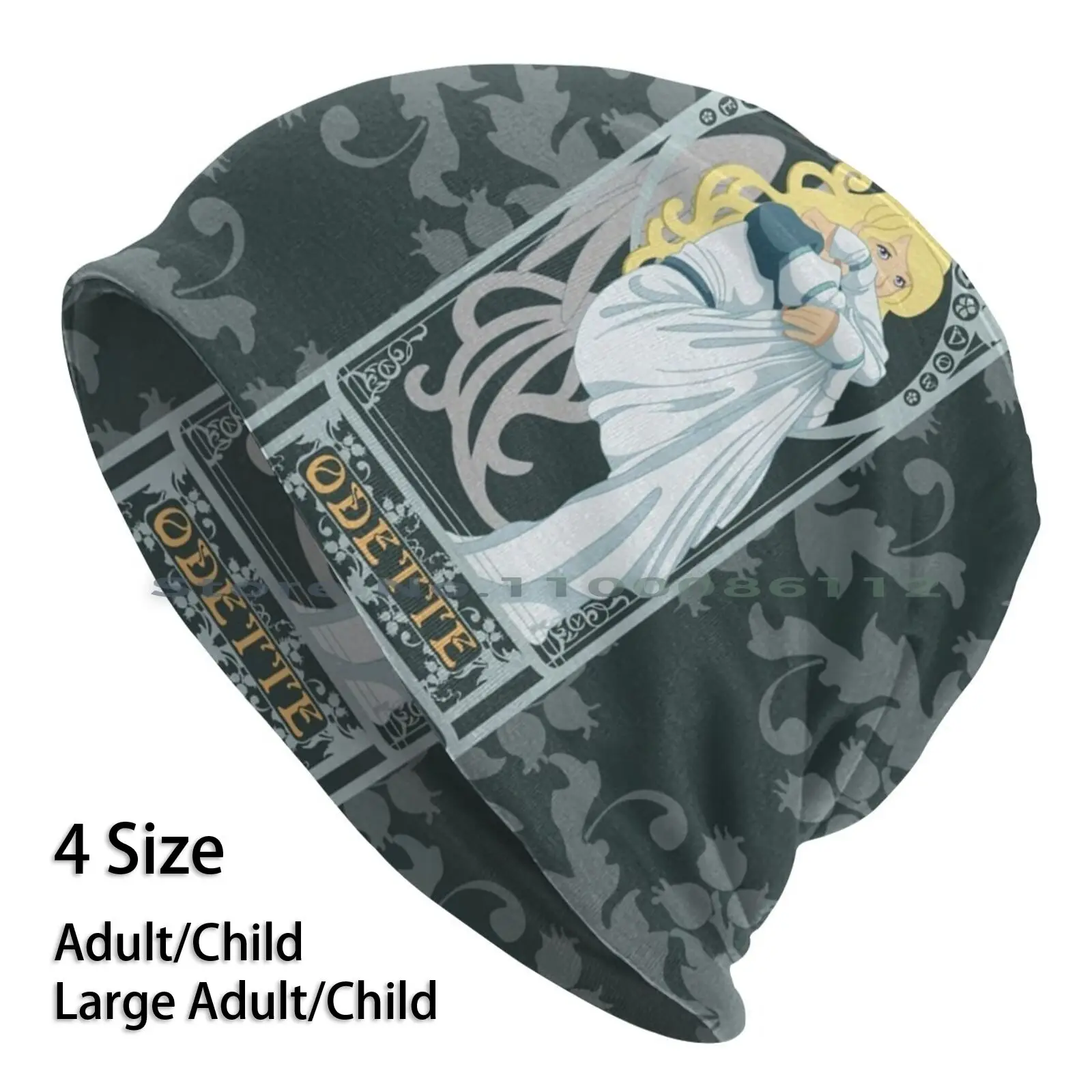 Odette Nouveau-Swan Princess Berretti Cappello Lavorato A Maglia Odette Nouveau Swan Princess Film Cartoon Cappello Lavorato A Maglia Senza Tesa Skull