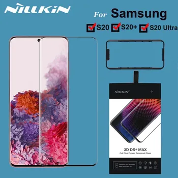

For Samsung Galaxy S20 Glass NILLKIN 3D DS+MAX Full Glue Curved Fully Covered Protector for Samsung S20+ for S20 Ultra 5G Film