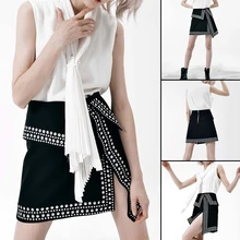 Пикантная мини-юбка с блестками, элегантная верхняя одежда, женская одежда для ночного клуба, вечеринки, новая летняя повседневная юбка