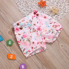 AliExpress в европейском и американском стиле; сезон весна-лето; детская одежда; стиль; розовые детские шорты с цветочным принтом для малышей