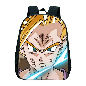 

Mini 12 Inch Dragon Ball Goku Backpack Children Bags Beautiful Pattern Backpack Children Kindergarten Daily Practice Backpack