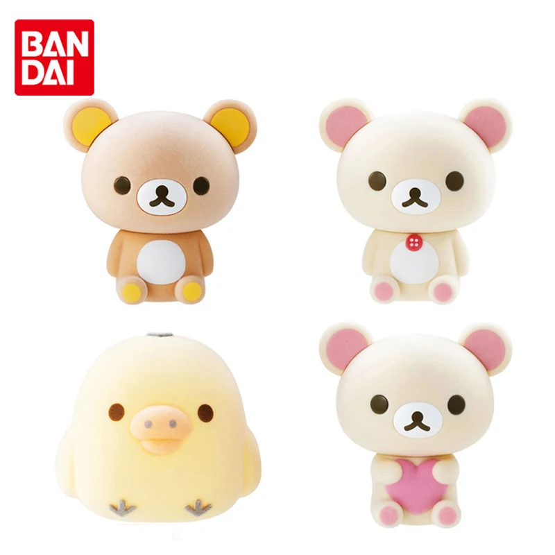 Bandai Оригинальная кукла Gashapon Rilakkuma замшевая 2 Kiiroitori аниме экшн-фигурка модель Gacha