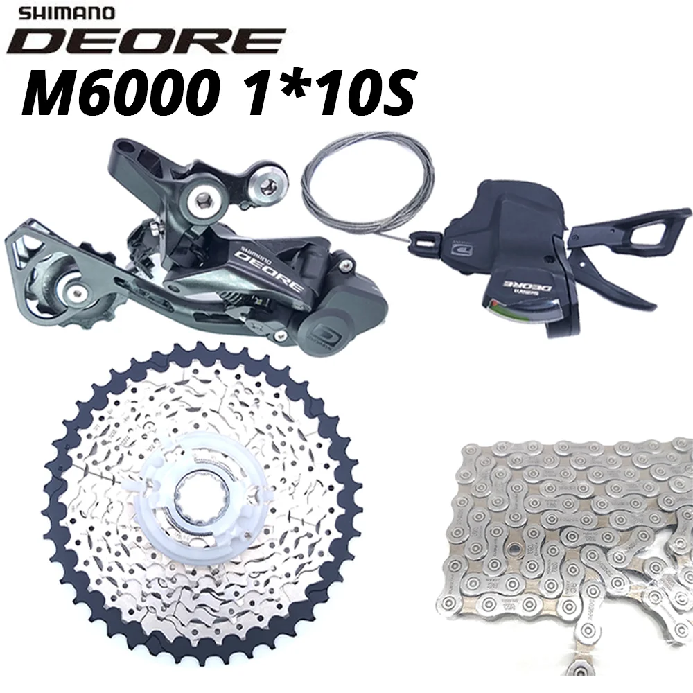Shiman Deore M6000 10 скоростей s Groupset MTB велосипедные переключатели HG500 кассетные HG54 KMC X10