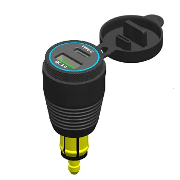 防水タイプc usb急速充電器電源アダプタソケットbmwヘラオートバイ新と高品質
