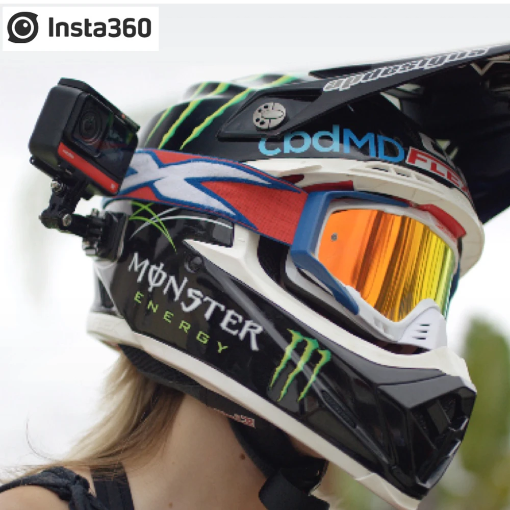 Pacote para um Câmera de Ação Capacete Monte um r x Acessórios Originais Insta360 x2 - - Image 4