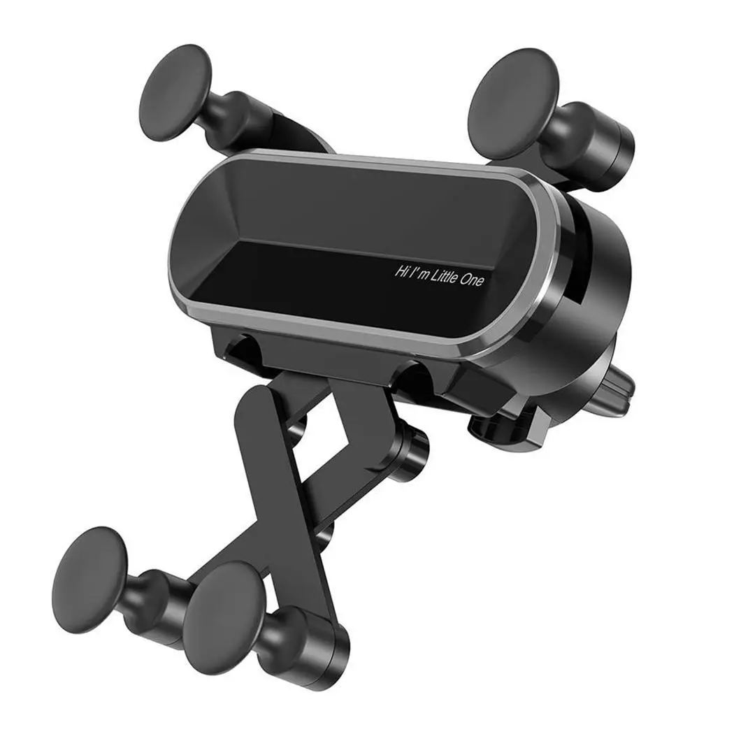Вращающийся на 360 градусов держатель для телефона автомобильный воздухозаборник Gravity Outlet Авто Блокировка крепления красный, серый, Серебряный стенд