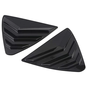 

Rear Quarter Side Window Louvers Vent Cover Trim Panel Window Blinds Triangular for Mazda Cx5 2019