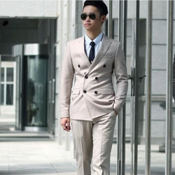 2021 New Arrival Wedding Dress Tuxedos Dinner Suits costume homme terno masculino Mens Suits Set Two Pieces Suits(Blazer+Pants)