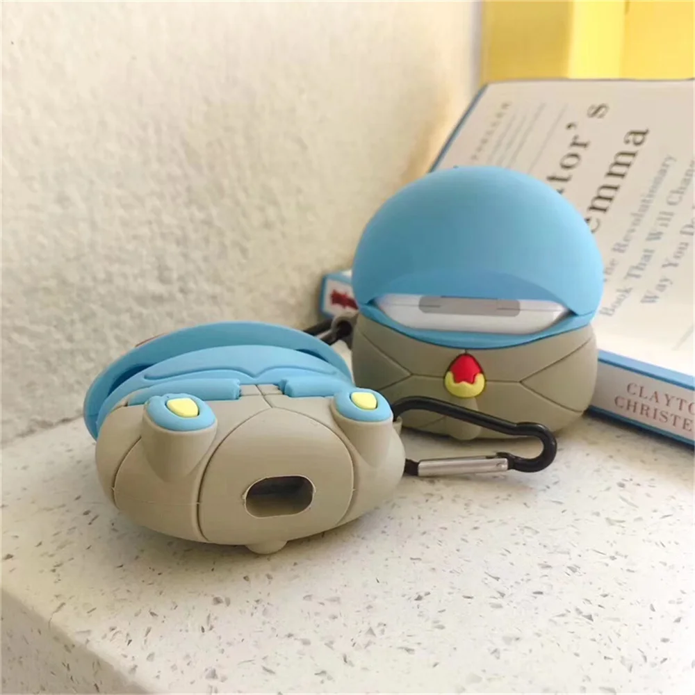 Чехол для наушников для AirPod Pro 3, Мультяшные синие наушники, аксессуары, коробка для наушников, Силиконовый противоударный силиконовый бытовой электроники