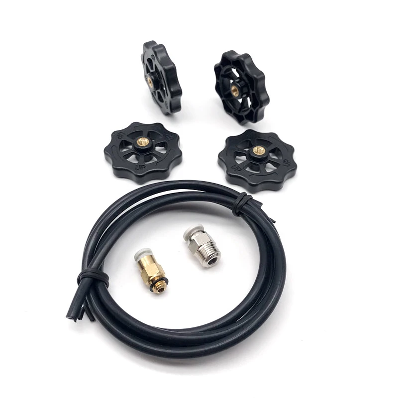 2*4 мм PTFE трубка комплект с PC4 Пневматический разъем+ M4 гайка комплект для 3d принтера S888