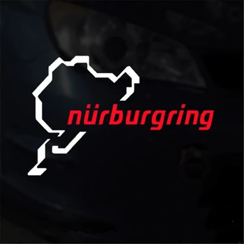 

The Racing Track Nurburgring Sticker Funny Window Car Decal ILLEST Sign Vinyl car Body Decals Car Styling Accessories