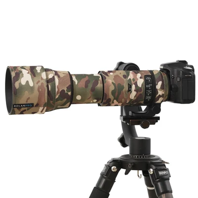 Rolanpro-capa de Chuva Camuflada Lente Ajustável para Sigma 150600 mm F5-6.3 dg os Hsm Contemporâneo Versão af Manga de Lente Capa de Armas - Image 4
