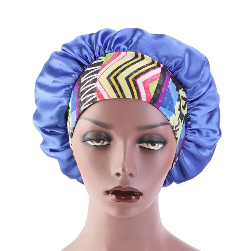 Elastic Shower Caps Waterproof Washable Soft Nightcap Beauty Salon Hat