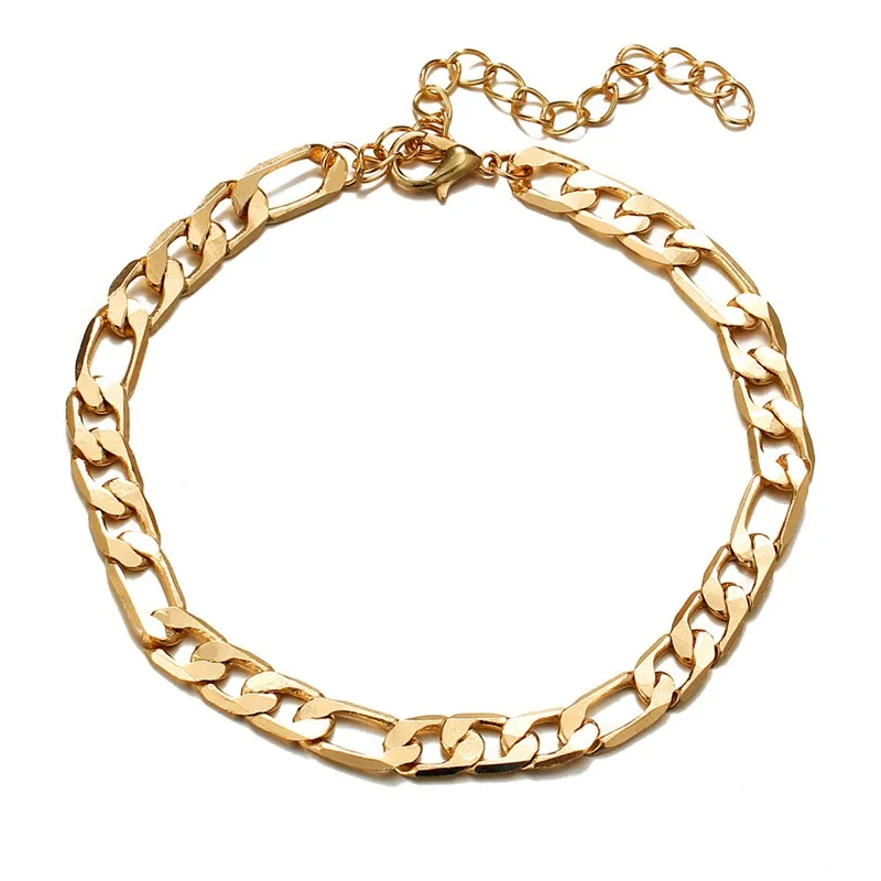 Summer Anklet Foot Ankle Bracelet Link Figaro Chain Barefoot Beach Accessories Leg Bracelet Foot For Women Jewelry Gift 2020 Summer Anklet Foot Ankle Bracelet Link Figaro Chain Barefoot Beach Accessories Leg Bracelet Foot For Women Jewelry Gift 2020