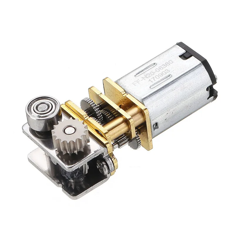 

Durable GM12YN20-3DP DC12V 11RPM 298:1 Right Angle Output Metal Gearbox Micro Gear Motor For 3D Pen