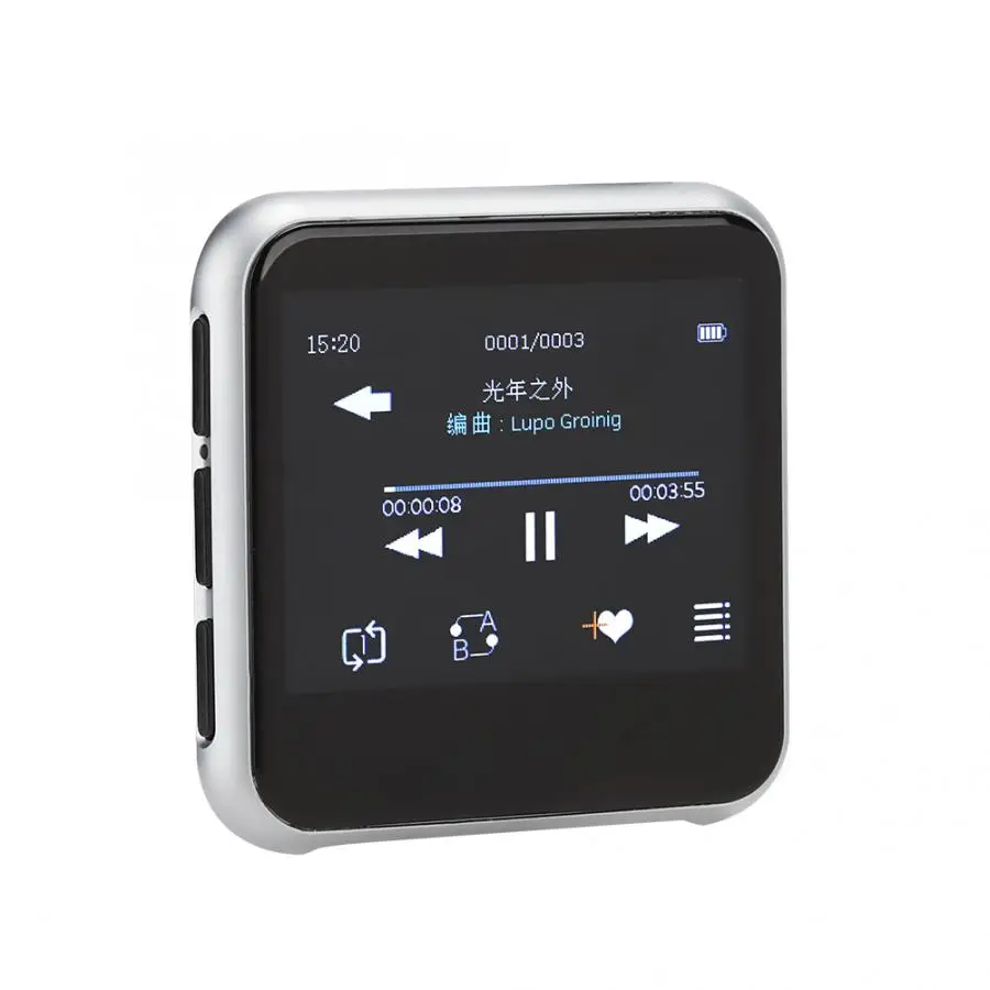 

bluetooth transmitter H-R320S 2.3 Inch 320x240 TFT Full Touch Screen Bluetooth 5.0 Music Player Black bluetooth