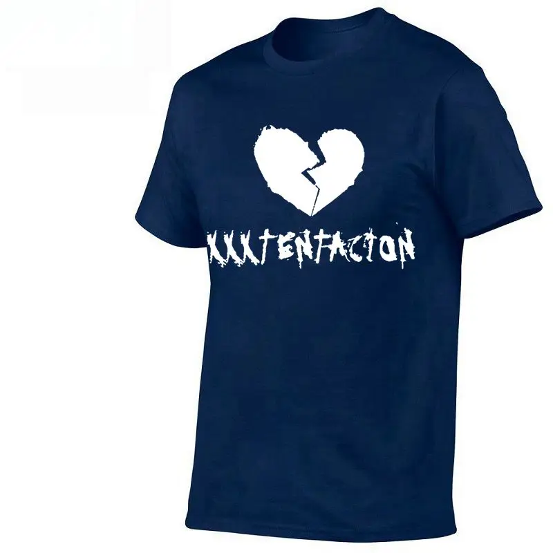 New Arrival Hip Hop Man Xxxtentacion T-shirt Rapper T-shirts White Tshirt Funny Cartoon Print For Male Or Female XS-XXL | Мужская одежда