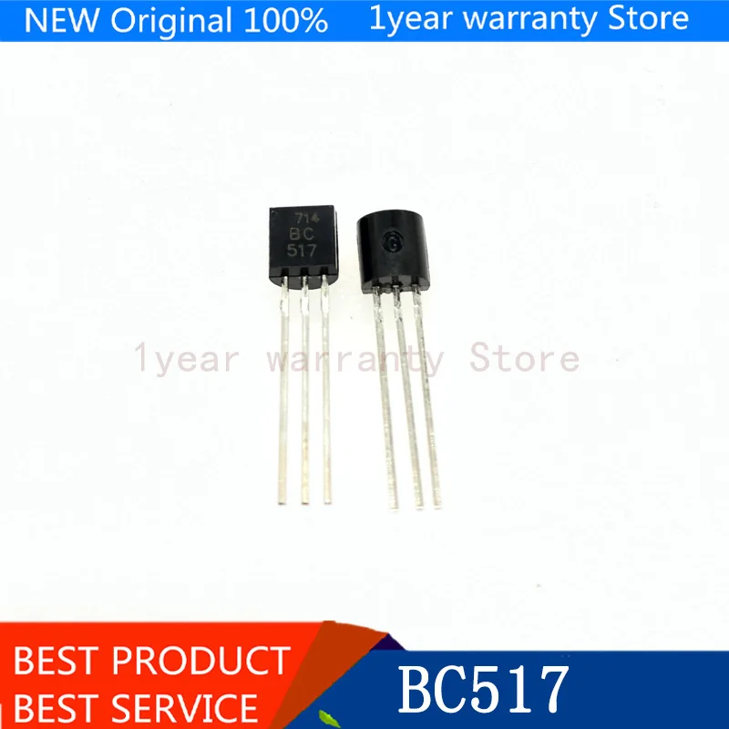 ТРАНЗИСТОР BC517 TO92 Darlington NPN DAR 30 в 1 2 А 50 шт. новый оригинальный | Электроника