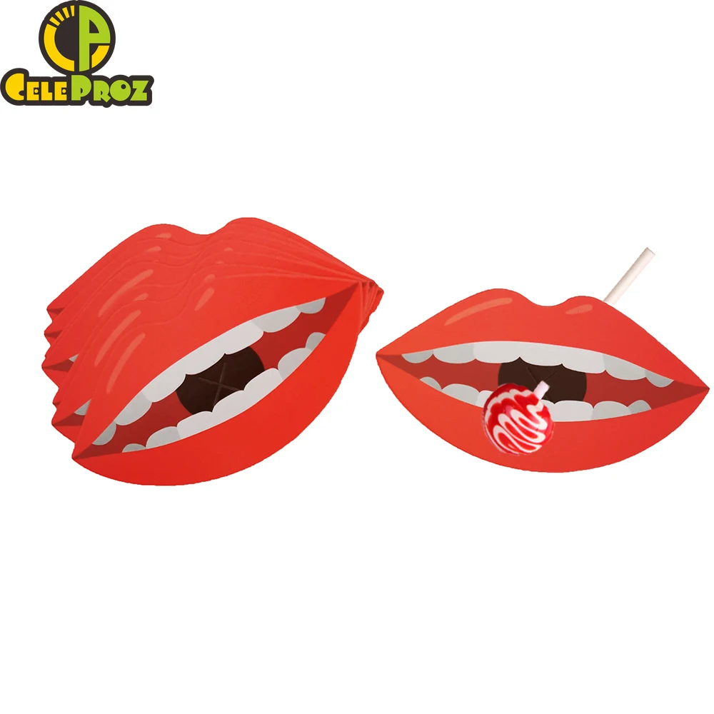 Держатель для карт на палочке бумажные конфеты декоративная карта мультяшная