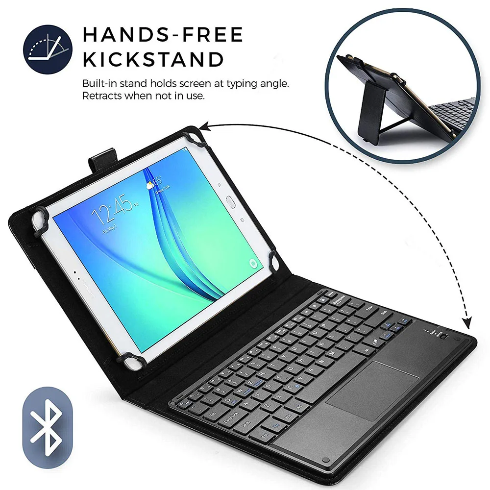 ANRY TY3300 Touchpad Executive Keyboard Case for 9 10 10 1 10 5 Inch Tablets 2 2