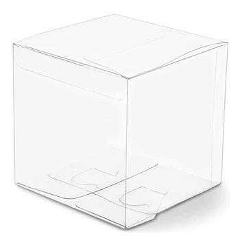 

Clear Candy Gift Box, Transparent Boxes for Candy Party Favors (4 Inch, 30 Pack)