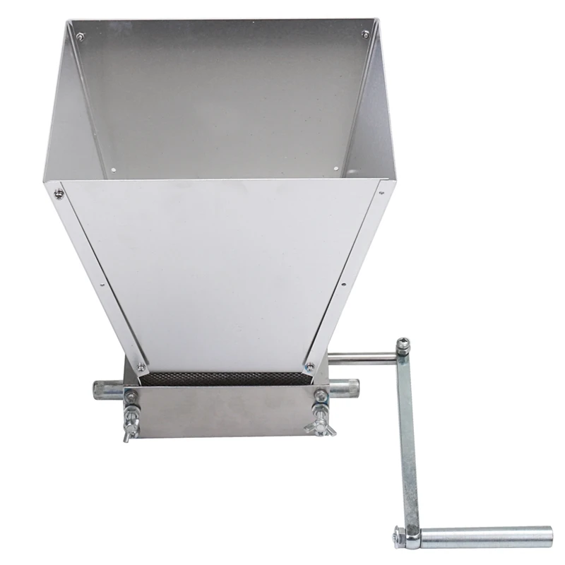 

BMBY-Stainless 2-Roller Barley Malt Mill Grain Grinder Hand Craft Malt Mill Wheat Grain Mill Grinder Home Brew Beer Machine Hand