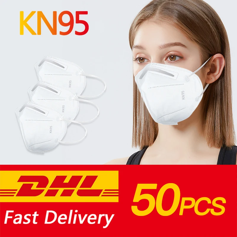 

Mask N95 Face Mouth Masks Anti 98% Filtration PM2.5 Influenza Breathable Safety Dustproof Respirator Masks FFP3 Face Mask DHL