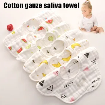 

Saliva Towel Bandana Bibs 360 Degree Soft Breathable for Children Baby Feeding BM88