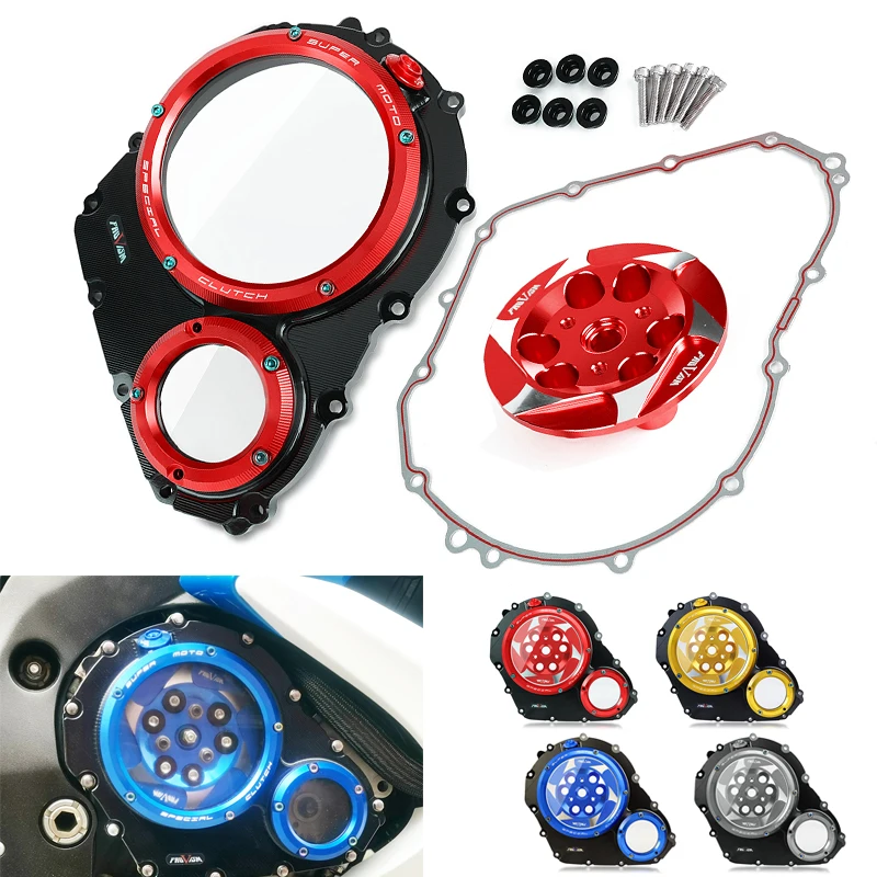 Spring Retainer R Cnc Racing Clear Clutch Cover For Suzuki Gsxr600