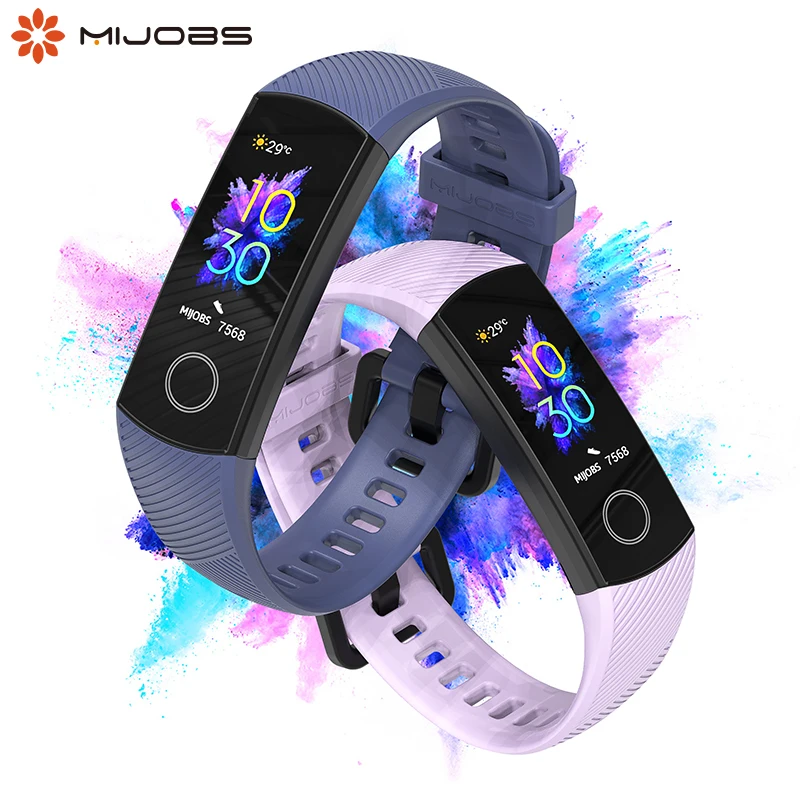 Силиконовый ремешок для Huawei Honor Band 4 браслета 5 разные цвета на выбор