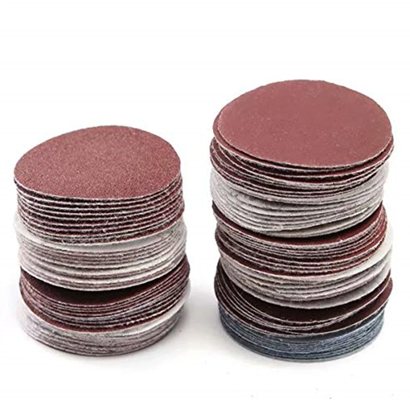 30pcs 100mm 4 inch Hook Loop Sanding paper 320 400 600 800 1000 1500 Grit Sander Disc Sanding Polishing Pad for polish machine ► Photo 2/4