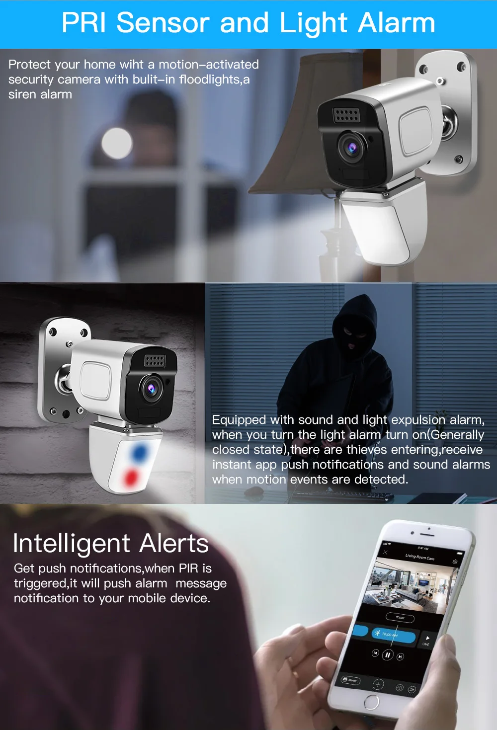  WiFi IP Security Camera 1080P Rechargeable Battery Powered Wireless Security Surveillance Camara ou
