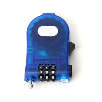 

3 Digit Padlock Bicycle Rock Password Lock Retractable Combination Cable Code Lock Helmet Luggage