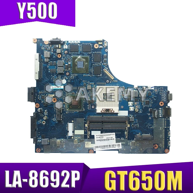 QIQY6 LA 8692P материнская плата для ноутбука lenovo IdeaPad Y500 оригинальная GT650M|Материнские