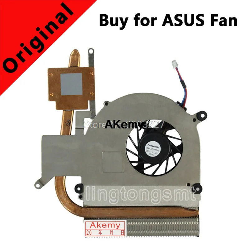 Новый оригинальный радиатор охлаждения процессора и вентилятор для For Asus K70IC K61IC
