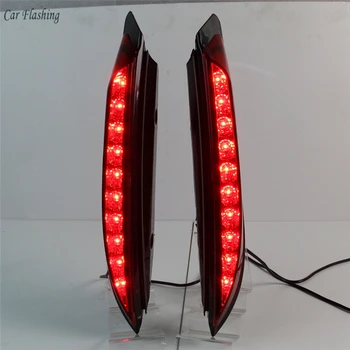 

CSGJMY 2PCS For Ford Everest 2016 2017 2018 2019 Car LED Tail Light Rear Bumper Light LED Brake Light Lamp