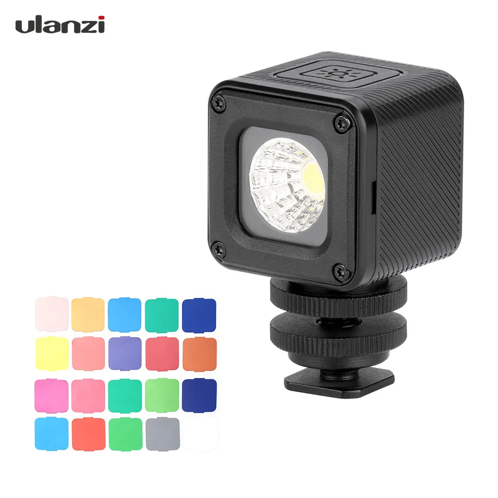 Ulanzi L1 Pro Водонепроницаемый мини светодиодный светильник с регулируемой яркостью