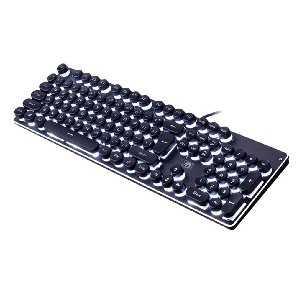 Backlit Computer Keyboard LED Illuminated Keyboard For Gaming Professional