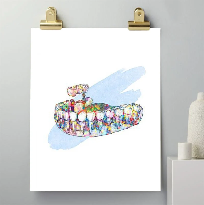 Tooth-Anatomy-Print-Dental-Posters-Hygienist-Gift-Medical-Watercolor-Art-Canvas-Painting-Picture-Doctors-Office-Wall (5)