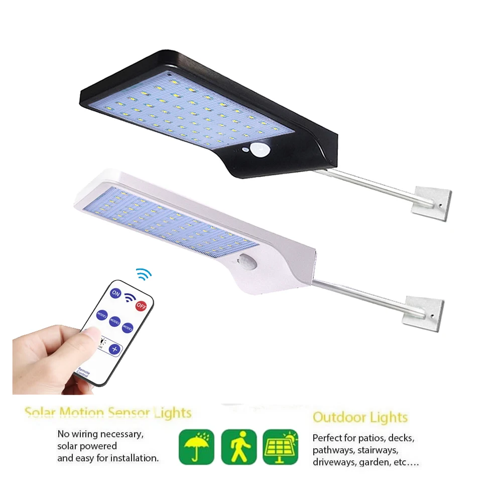 

remote Outdoor 36/48 LED Waterproof Auto PIR Motion Sensor Solar Light Solar Lamp Garden Lights spotlights floodlights
