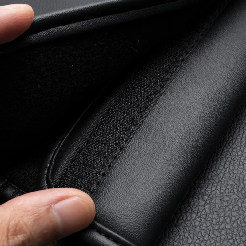 Car Seat Belt Shoulder Cover Cowhide Protection Seat Belt Padding Pad For Ford Fiesta EcoSport Escort Focus 1 2 3 MK2 MK3 MK4