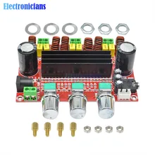 TPA3116D2 50 Вт* 2+ 100 Вт 2,1 канальный(левый/правый/сабвуфер) усилитель мощности цифровой стерео аудио модуль 12-24 В DC верхний звук