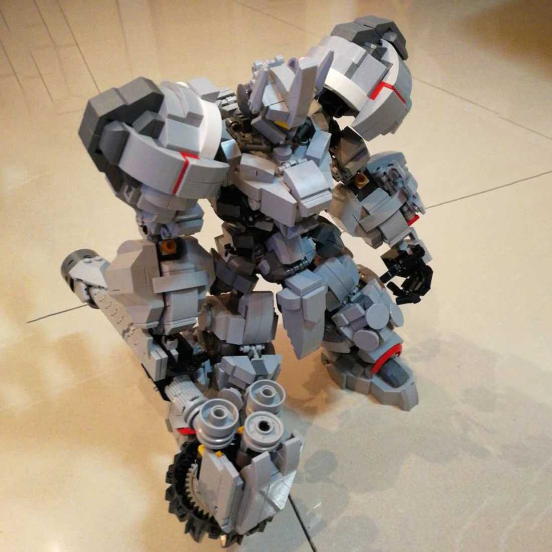 

1309Pcs STEM MOC Dauntless Knight Hammer Reloaded Mecha Bricks DIY Small Particle Building Blocks Educational Toy Gift Set